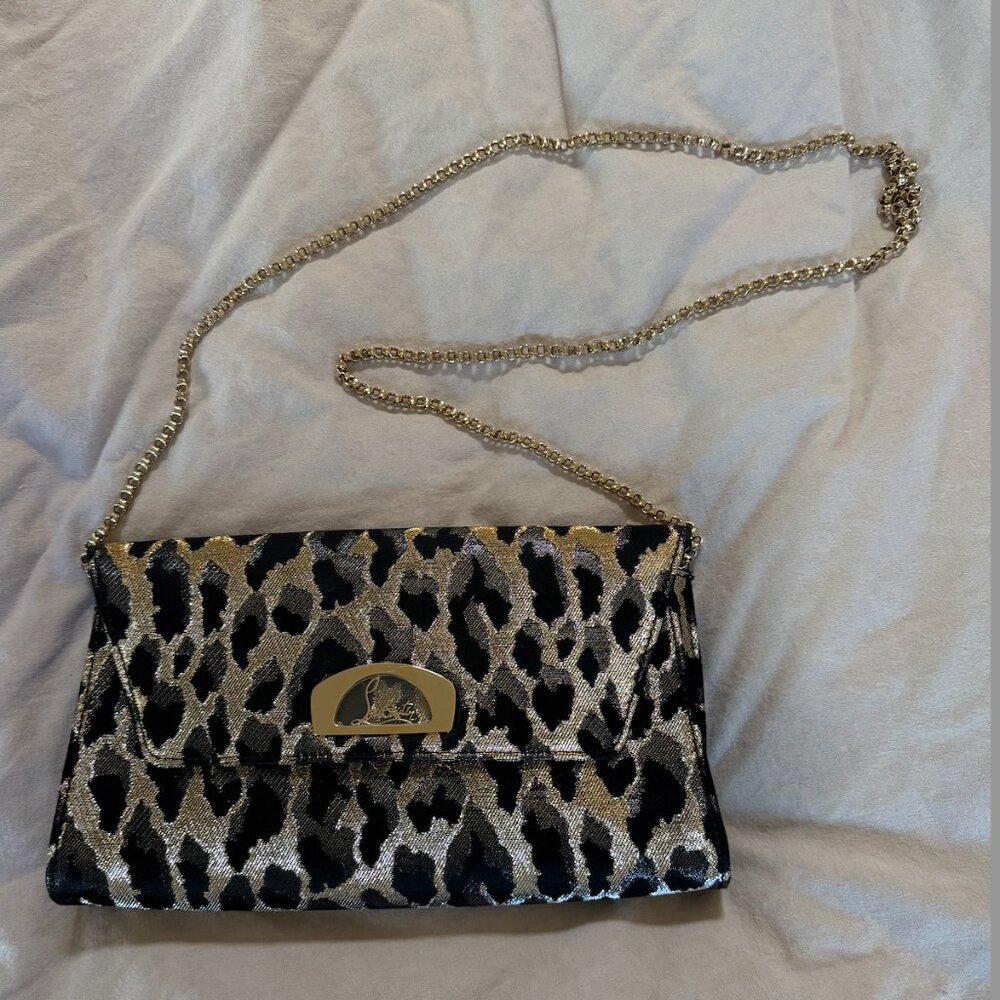 Christian Louboutin Leopard Clutch